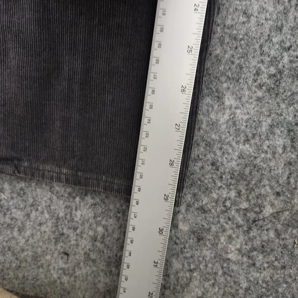 J Crew Corduroy Pants Mens 32x30 Black Slim Fit Straight Leg Chino Style‎ 17029